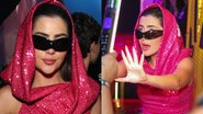 Jade Picon aposta em conjuntinho rosa para segundo dia de Carnaval - ADÃO/ AGNEWS