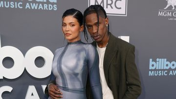 A empresária Kylie Jenner e o rapper Travis Scott - Foto: Getty Images