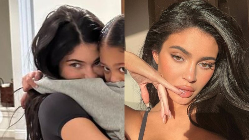 Em suas redes sociais, a empresária Kylie Jenner comemora o aniversário de sua filha com o rapper Travis Scott - Foto: Reprodução / Instagram