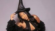Ludmilla recebeu elogios ao posar com fantasia de bruxa - Reprodução: Instagram