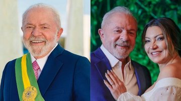 Lula posa para nova foto oficial como presidente com terno de casamento - Reprodução/Ricardo Stuckert