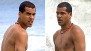 Que saúde! Marcello Melo Jr mergulha de bermudinha sem cueca e marca o corpaço - Fabrício Pioyani/ AgNews
