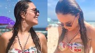 Mari Bridi ostenta corpão definido em dia de praia - Reprodução/Instagram