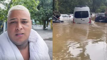 Mc Ryan SP passou momentos de aperto com enchente no litoral paulista - Foto: reprodução/Instagram
