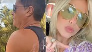 Leonardo faz pirraça para Poliana Rocha que reclama: "Só pra me irritar" - Reprodução/ Instagram