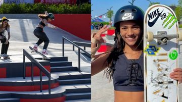 Superando lesão, brasileira Rayssa Leal brilha na final do Mundial de Skate Street aos 15 anos de idade - Foto: Reprodução / Twitter / Julio Detefon