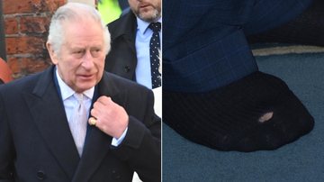 Rei Charles aparece com a meia furada em evento - Fotos: Getty Images