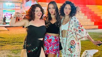 Suzy Lopes, Giovana Cordeiro e Julia Mendes; no ar em Mar do Sertão, atriz revela bastidores do elenco - Foto: Reprodução/Instagram @suzylopesatriz