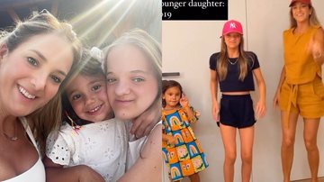 Ticiane Pinheiro dança com as filhas, Rafa e Manu - Reprodução/Instagram