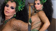 Viviane Araújo exibe corpaço deslumbrante em look transparente de Carnaval - Reprodução/Instagram