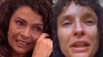 Ao vivo, Claudia Ohana não se segura e cai no choro ao ver a filha: "Muito duro!" - Foto: Divulgação /Globo