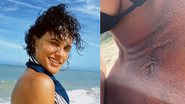 Débora Nascimento posa belíssima de biquíni na praia e ostenta curvas poderosas - Foto: Reprodução/Instagram