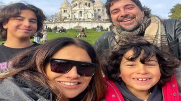 Dira Paes e família pela Europa - Foto: reprodução/Instagram
