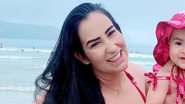Fabiola Gadelha mostra a filha na praia pela primeira vez - Reprodução/Instagram