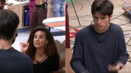 No paredão, Gabriel e Domitila discutem após discurso de permanência - Reprodução/Globo