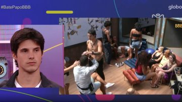Gabriel assiste à cenas com Bruno no BBB 23 - Reprodução/Globo