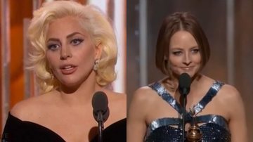 Lady Gaga e Jodie Foster são destaques marcantes na história do Globo de Ouro - Foto: Reprodução/Youtube