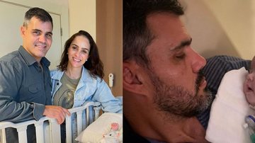 Na UTI, Juliano Cazarré surge em momento inédito com a filha caçula no colo - Foto: Reprodução/Instagram