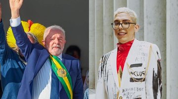 Influenciador Ivan Baron foi destaque em cerimônia da posse de Lula, em Brasília - Foto: Reprodução / Instagram