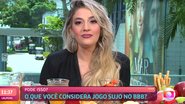 Marília no programa 'Mais Você' após ter sido eliminada do BBB 23 - Foto: Reprodução / Globo