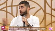Pedro Scooby fala sobre a filha Aurora no 'Encontro' - Reprodução/Globo