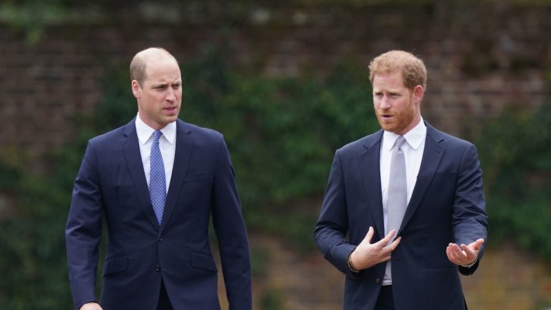 Príncipe William e príncipe Harry - Foto: Getty Images
