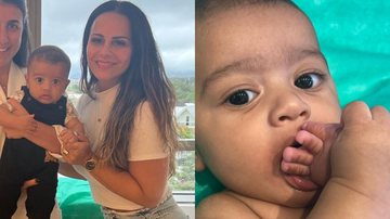Joaquim, filho de Viviane Araújo e Guilherme Militão completa mais um mêsversário e ganha homenagem da mamãe na web - Foto: Divulgação/Instagram
