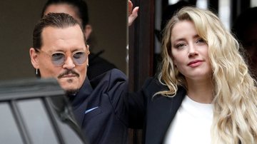 Johnny Depp e Amber Heard durante batalha judicial - Foto: Getty Images