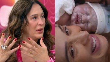Claudia Raia revela que teve parto surpresa após problemas de saúde - Reprodução/Globo/Instagram