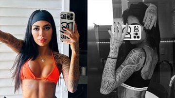 Irmã de Gabigol, Dhiovanna Barbosa exibe corpo impressionante ao posar de lingerie em frente ao espelho - Foto: Reprodução / Instagram