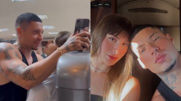 Rapper Filipe Ret esquenta internet ao dar beijão digno de cinema em namorada, Agatha Sá - Foto: Reprodução / Instagram
