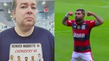 Narrador Rômulo Mendonça surpreende com escolha de elogio para Gabigol durante Copa do Brasil - Foto: Reprodução / Instagram / Twitter