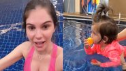 Bárbara Evans participa de aula de natação da filha - Foto: Reprodução / Instagram