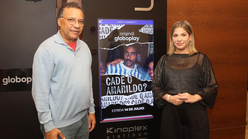 Heraldo Pereira e Daniela Lima no lançamento do documentário 'Cadê o Amarildo?' - Foto: Reginaldo Teixeira