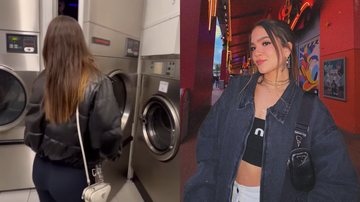 Atriz Mel Maia está aproveitando férias em Paris ao lado de amigas e decide curtir bar secreto em lavanderia - Foto: Reprodução / Instagram