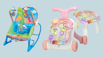 Tapete infantil, cadeira de descanso, andador e outros produtos incríveis para você garantir para o seu bebê - Reprodução/Amazon
