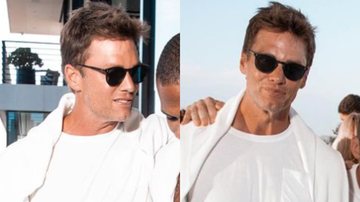 Ex-jogador de futebol americano, Tom Brady, celebra festona divertida e exclusiva feita por filantropo - Foto: Reprodução / Instagram