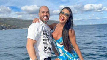 Belo e Gracyanne Barbosa acabaram de completar 11 anos de relacionamento - Foto: Reprodução / Instagram