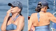 Aos 82 anos, Betty Faria é flagrada de maiô tomando chuveirada na praia - AgNews