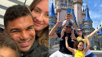 Casemiro leva a família para a Disney em meio a rumores de traição - Foto: Reprodução/Instagram