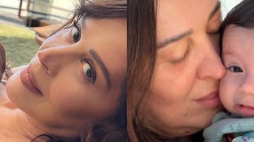 Claudia Raia exibe rosto real em selfie com o caçula - Reprodução/Instagram
