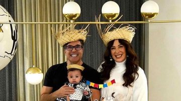 Claudia Raia e Jarbas Homem de Mello comemoram mesversário do filho em clima junino - Reprodução/Instagram