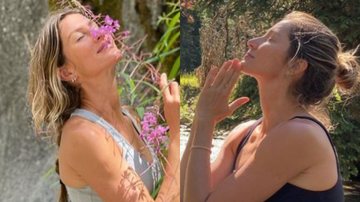 Modelo Gisele Bündhcen compartilha cliques em cachoeiras para comemorar Dia Mundial do Meio Ambiente - Foto: Reprodução / Instagram