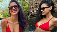 Jakelyne Oliveira ostenta cintura fininha em fotos de biquíni - Reprodução/Instagram