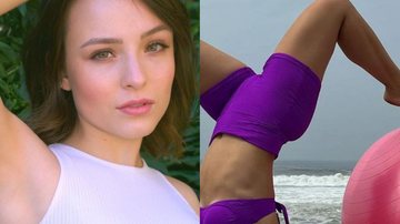 Larissa Manoela revela corpo sarado fazendo yoga - Reprodução/Instagram