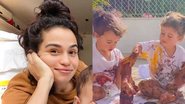 Nanda Costa ‘flagra’ as gêmeas fazendo arte e se derrete - Foto: Reprodução/Instagram