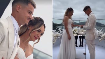 Philippe Coutinho renova os votos de casamento com a esposa, Ainê, em festa luxuosa - Foto: Reprodução / Instagram