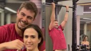 Pais de Clara Maria, Rafael Vitti e Tata Werneck treinam juntos - Reprodução/Instagram