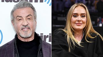 Sylvester Stallone e Adele - Fotos: Getty Images