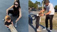 Thayla Ayla mostra o filho andando de skate pela primeira vez - Foto: Reprodução/Instagram
